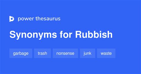 thesaurus rubbish